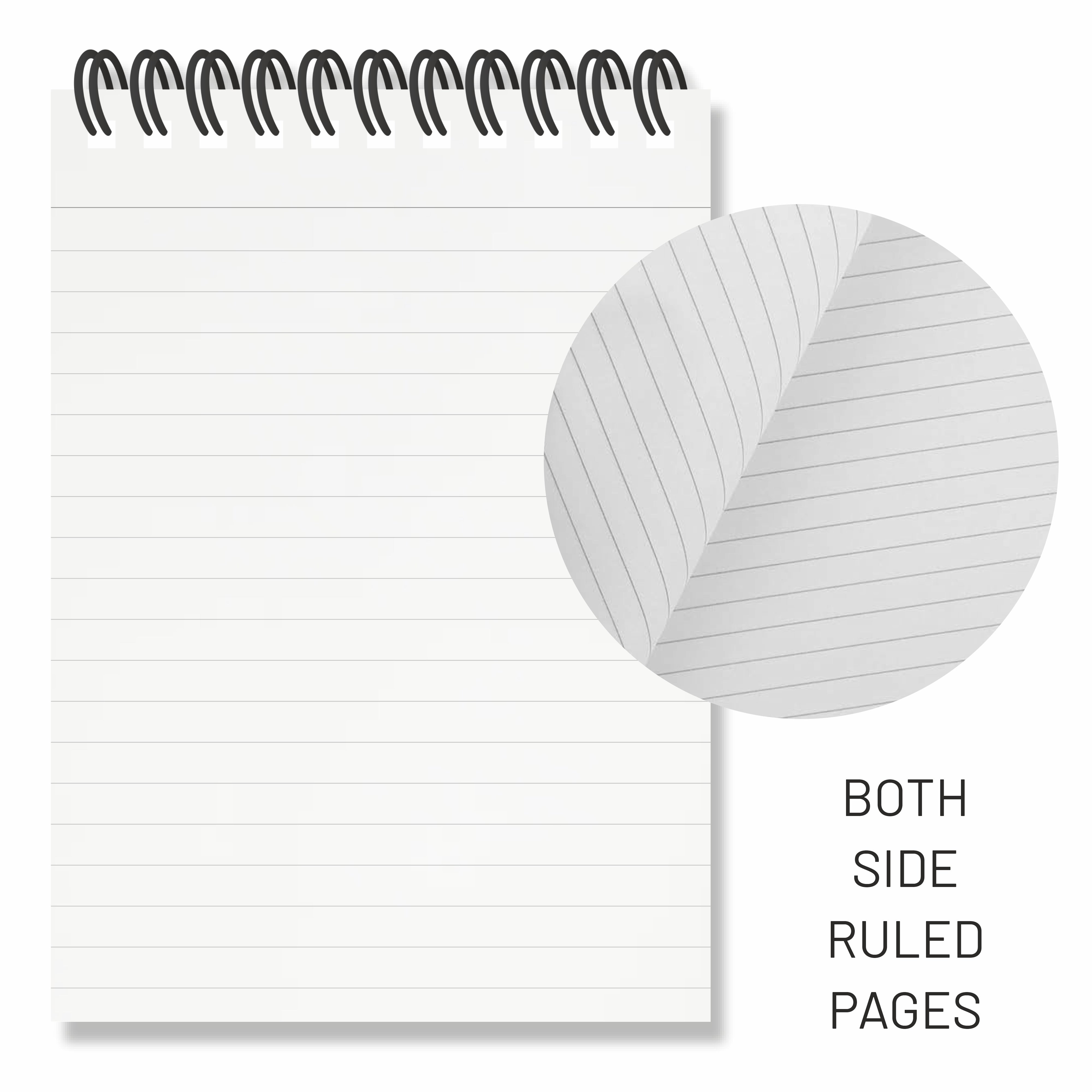 Anupam Spiral Jotting Pads-Lined College Ruled Paper Assorted Covers-Spiral Notebook-Memo Pads-100 pages  (Pack)